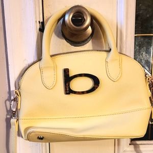 Yellow Bebe Emilia Dome Crossbody